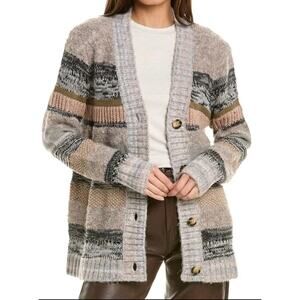 Cabi Boyfriend Cardigan Women's Size Medium Academia Fall